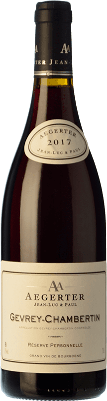 Free Shipping | Red wine Jean-Luc & Paul Aegerter Aged A.O.C. Gevrey-Chambertin Burgundy France Pinot Black 75 cl