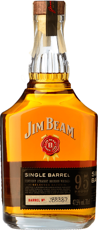 31,95 € | ウイスキー バーボン Jim Beam Single Barrel ケンタッキー州 アメリカ 75 cl