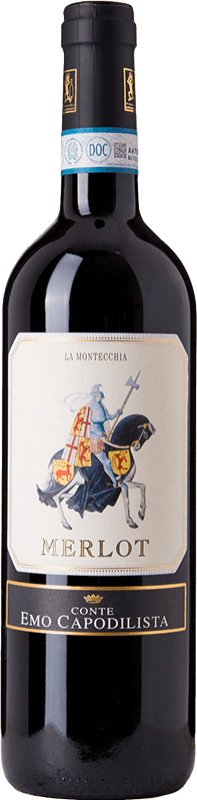 Free Shipping | Red wine La Montecchia Conte Emo Capodilista D.O.C. Colli Euganei Veneto Italy Merlot 75 cl