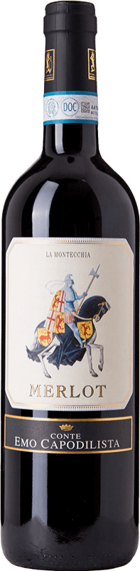 Envio grátis | Vinho tinto La Montecchia Conte Emo Capodilista D.O.C. Colli Euganei Vêneto Itália Merlot 75 cl