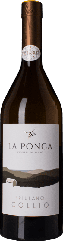 Envio grátis | Vinho branco La Ponca D.O.C. Collio Goriziano-Collio Friuli-Venezia Giulia Itália Friulano 75 cl