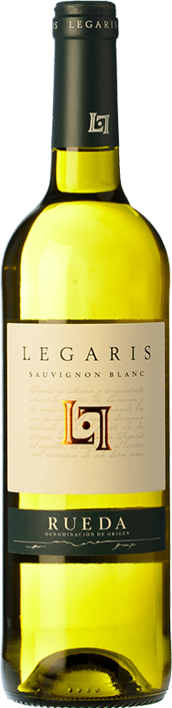 Бесплатная доставка | Белое вино Legaris D.O. Rueda Кастилия-Леон Испания Sauvignon White 75 cl