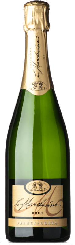 Бесплатная доставка | Белое игристое Le Marchesine брют D.O.C.G. Franciacorta Ломбардии Италия Pinot Black, Chardonnay, Pinot White 75 cl