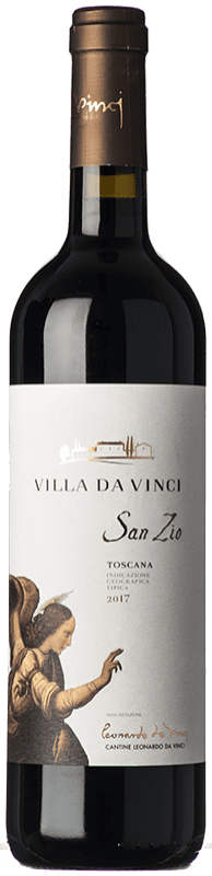 16,95 € | Красное вино Leonardo da Vinci San Zio I.G.T. Toscana Тоскана Италия Sangiovese 75 cl