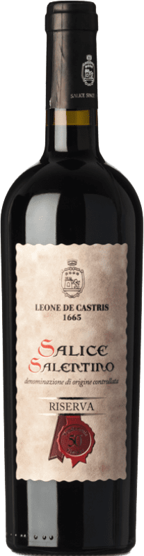 免费送货 | 红酒 Leone De Castris 50º Vendemmia D.O.C. Salice Salentino 普利亚大区 意大利 Malvasia Black, Negroamaro 75 cl