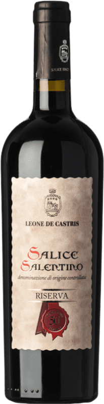 Бесплатная доставка | Красное вино Leone De Castris 50º Vendemmia D.O.C. Salice Salentino Апулия Италия Malvasia Black, Negroamaro 75 cl