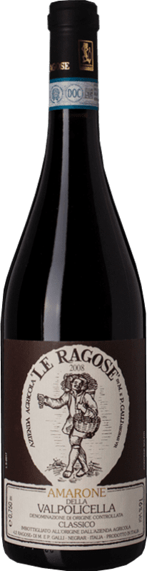 Бесплатная доставка | Красное вино Le Ragose D.O.C.G. Amarone della Valpolicella Венето Италия Corvina, Rondinella, Corvinone 75 cl