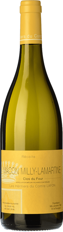 26,95 € | Vino Blanco Les Héritiers du Comte Lafon Clos du Four Crianza A.O.C. Mâcon Borgoña Francia Chardonnay Eco — Ecológico 75 cl