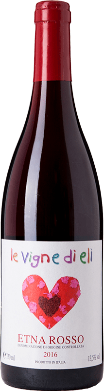 18,95 € | Red wine Le Vigne di Eli Rosso D.O.C. Etna Sicily Italy Nerello Mascalese, Nerello Cappuccio 75 cl