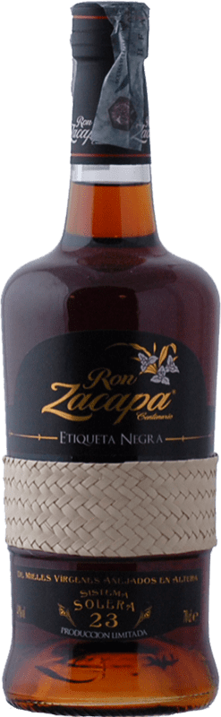 Бесплатная доставка | Ром Zacapa Etiqueta Negra Гватемала 70 cl