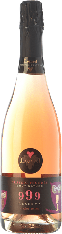 12,95 € | Espumante rosé Loxarel 999 Rosat Brut Nature Reserva D.O. Penedès Catalunha Espanha Pinot Preto, Xarel·lo Vermell 75 cl