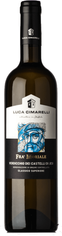 Бесплатная доставка | Белое вино Luca Cimarelli Fra' Moriale D.O.C. Verdicchio dei Castelli di Jesi Marche Италия Verdicchio 75 cl