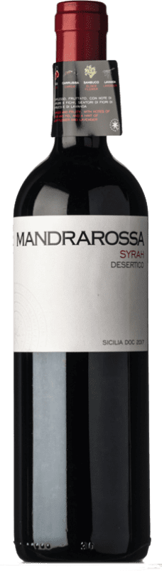 Бесплатная доставка | Красное вино Mandrarossa Desertico D.O.C. Sicilia Сицилия Италия Syrah 75 cl