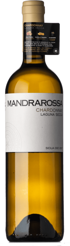 Бесплатная доставка | Белое вино Mandrarossa Laguna Secca D.O.C. Sicilia Сицилия Италия Chardonnay 75 cl