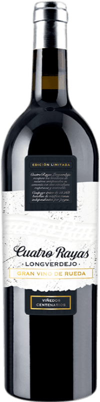 17,95 € | Vin blanc Cuatro Rayas Longverdejo Gran Vino D.O. Rueda Castille et Leon Espagne Verdejo 75 cl