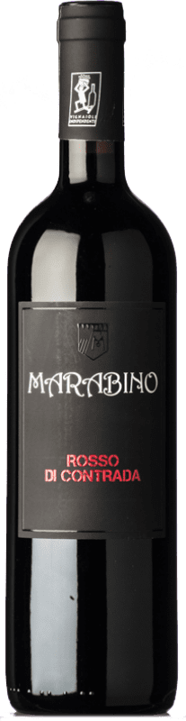 Бесплатная доставка | Красное вино Marabino Rosso di Contrada D.O.C. Sicilia Сицилия Италия Nero d'Avola 75 cl