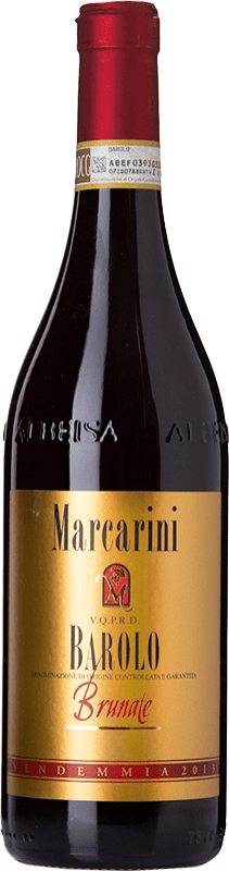 Бесплатная доставка | Красное вино Marcarini Brunate D.O.C.G. Barolo Пьемонте Италия Nebbiolo 75 cl