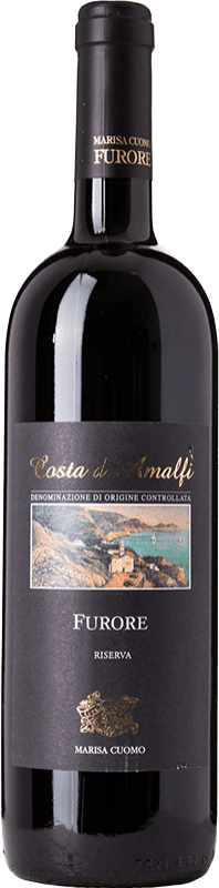 48,95 € | Red wine Marisa Cuomo Furore Rosso Reserve D.O.C. Costa d'Amalfi Campania Italy Aglianico, Piedirosso 75 cl