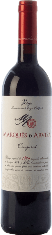 8,95 € | Красное вино Marqués de Arviza старения D.O.Ca. Rioja Ла-Риоха Испания Tempranillo, Grenache, Graciano 75 cl