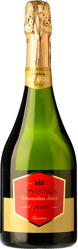Free Shipping | White sparkling Marqués de Monistrol MM Winemaker Brut Nature D.O. Cava Spain Macabeo, Xarel·lo, Chardonnay, Parellada 75 cl