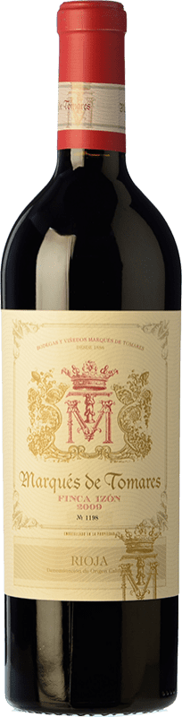 Free Shipping | Red wine Marqués de Tomares Finca Izón Reserve D.O.Ca. Rioja The Rioja Spain Tempranillo, Grenache, Viura 75 cl