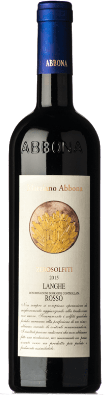 29,95 € | 红酒 Abbona Rosso Zerosolfiti D.O.C. Langhe 皮埃蒙特 意大利 Nebbiolo, Dolcetto, Barbera 75 cl