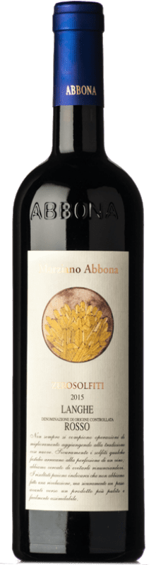 29,95 € Spedizione Gratuita | Vino rosso Abbona Rosso Zerosolfiti D.O.C. Langhe