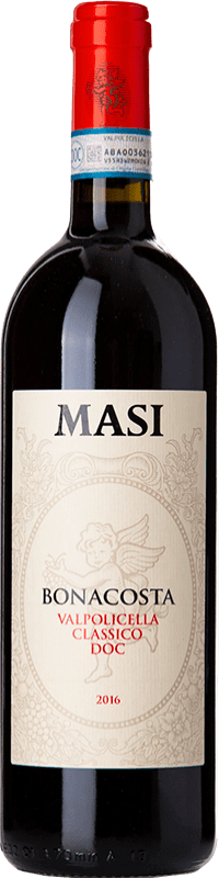 14,95 € Free Shipping | Red wine Masi Classico Bonacosta D.O.C. Valpolicella Veneto Italy Corvina, Rondinella, Molinara Bottle 75 cl
