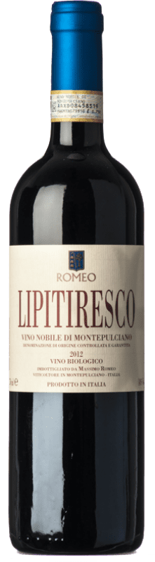 Free Shipping | Red wine Massimo Romeo Lipitiresco D.O.C.G. Vino Nobile di Montepulciano Tuscany Italy Prugnolo Gentile 75 cl