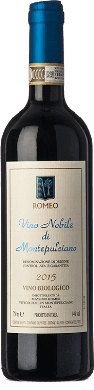 24,95 € | Red wine Massimo Romeo D.O.C.G. Vino Nobile di Montepulciano Tuscany Italy Prugnolo Gentile 75 cl