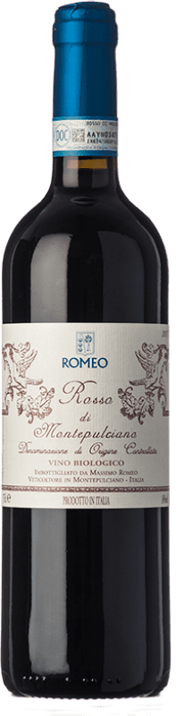 Бесплатная доставка | Красное вино Massimo Romeo D.O.C. Rosso di Montepulciano Тоскана Италия Prugnolo Gentile 75 cl