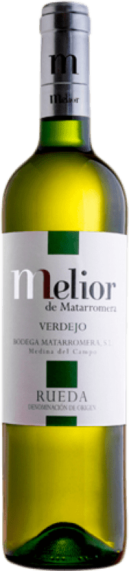 10,95 € Envío gratis | Vino blanco Matarromera Melior de Blanco D.O. Rueda