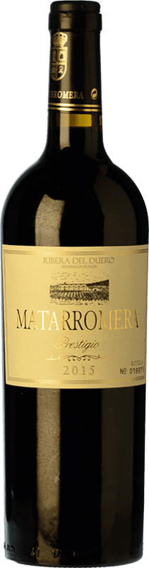 59,95 € | 红酒 Matarromera Prestigio 预订 D.O. Ribera del Duero 卡斯蒂利亚莱昂 西班牙 Tempranillo 75 cl