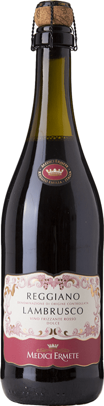 6,95 € | 甜酒 Medici Ermete Lambrusco Dolce D.O.C. Reggiano 艾米利亚 - 罗马涅 意大利 Lambrusco Salamino, Lambrusco Marani 75 cl
