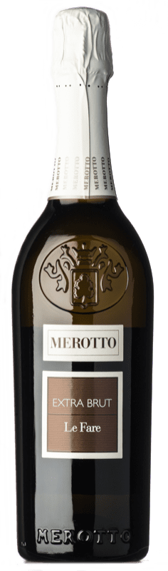 Envoi gratuit | Blanc mousseux Merotto Le Fare Extra- Brut I.G.T. Veneto Vénétie Italie Glera 75 cl