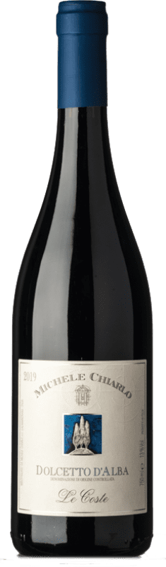 11,95 € Spedizione Gratuita | Vino rosso Michele Chiarlo Le Coste D.O.C.G. Dolcetto d'Alba