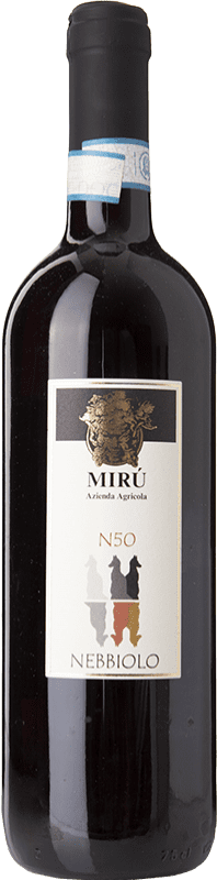 Free Shipping | Red wine Mirù D.O.C. Colline Novaresi  Piemonte Italy Nebbiolo 75 cl