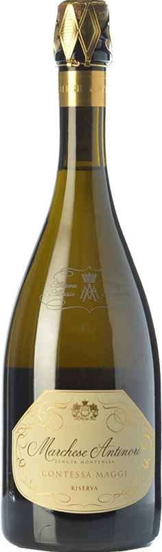 105,95 € 送料無料 | 白スパークリングワイン Montenisa Marchese Antinori Contessa Maggi Brut D.O.C.G. Franciacorta