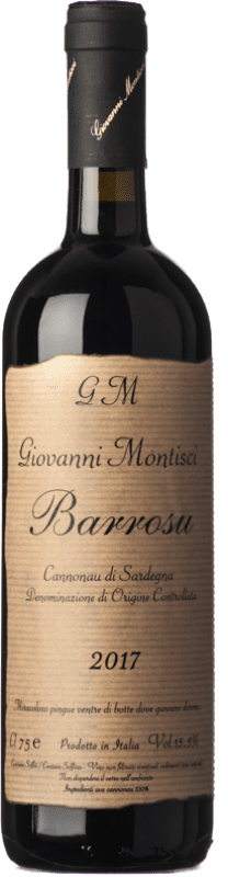 Бесплатная доставка | Красное вино Montisci Barrosu D.O.C. Cannonau di Sardegna Sardegna Италия Cannonau 75 cl