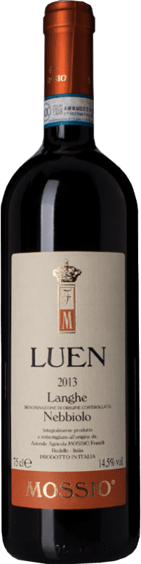 Бесплатная доставка | Красное вино Mossio Luen D.O.C. Langhe Пьемонте Италия Nebbiolo 75 cl