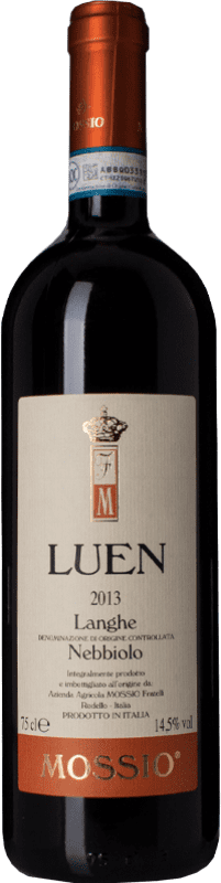 31,95 € Free Shipping | Red wine Mossio Luen D.O.C. Langhe Piemonte Italy Nebbiolo Bottle 75 cl
