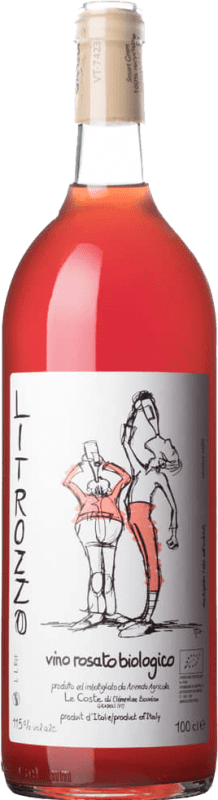 15,95 € Envío gratis | Vino Rosado Le Coste Litrozzo I.G. Vino da Tavola Eco — Ecológico