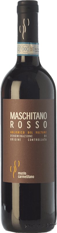 Бесплатная доставка | Красное вино Musto Carmelitano Maschitano Rosso D.O.C. Aglianico del Vulture Базиликата Италия Aglianico 75 cl