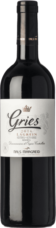 Envio grátis | Vinho tinto Nals Margreid Gries Reserva D.O.C. Alto Adige Trentino-Alto Adige Itália Lagrein 75 cl