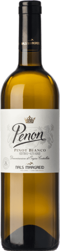 Kostenloser Versand | Weißwein Nals Margreid Penon D.O.C. Alto Adige Trentino-Südtirol Italien Pinot Blanc — Weißburgunder 75 cl