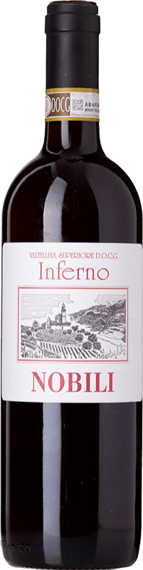 Бесплатная доставка | Красное вино Nobili Inferno D.O.C.G. Valtellina Superiore Ломбардии Италия Nebbiolo 75 cl