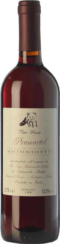 Spedizione Gratuita | Vino rosso Odilio Antoniotti Pramartel D.O.C. Piedmont Piemonte Italia Nebbiolo, Croatina, Vespolina 75 cl