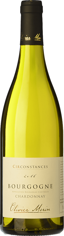 Бесплатная доставка | Белое вино Olivier Morin Circonstances A.O.C. Bourgogne Бургундия Франция Chardonnay 75 cl