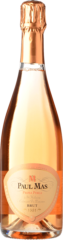 Free Shipping | Rosé sparkling Paul Mas Rosé Brut A.O.C. Crémant de Limoux Languedoc France Pinot Black, Chardonnay, Chenin White 75 cl