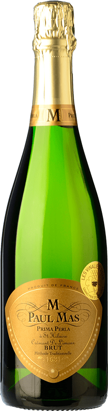 Envoi gratuit | Blanc mousseux Paul Mas Brut A.O.C. Crémant de Limoux Languedoc France Pinot Noir, Chardonnay, Chenin Blanc, Mauzac 75 cl